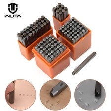 WUTA Leather Stamps Alphabet Letter Number Stamp Punch Set for Leather Stamping
