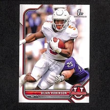 Bijan Robinson 2021-22 Bowman University #31 Texas Longhorns