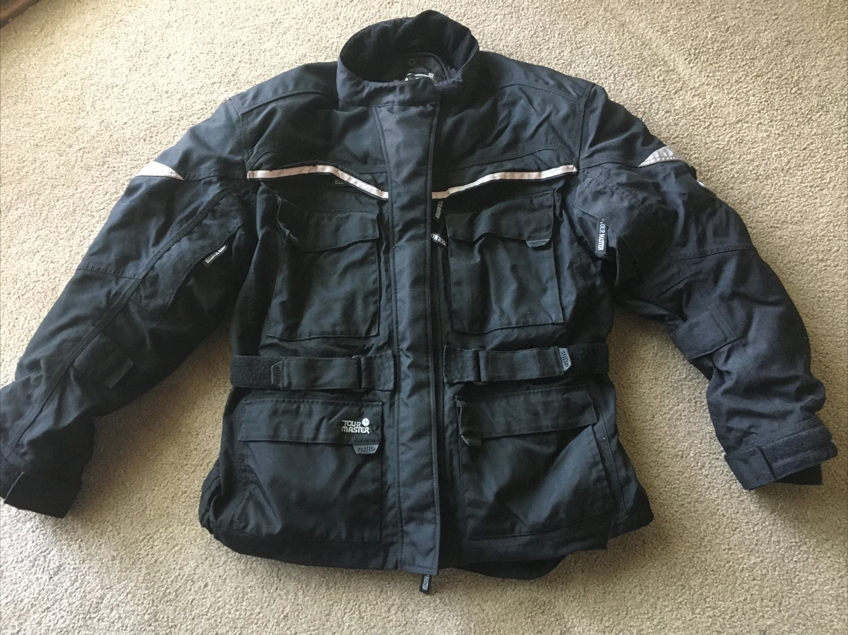 Tour Master Cortech Motorcycle Jacket Coat Insulated Armored
