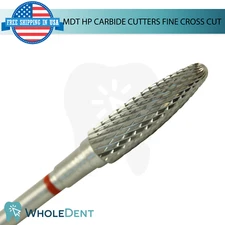 Dental MDT HP Carbide Cutters Fine Cross Cut Bur Smooth Finishing Shaping Tool