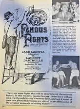 1981 Jake LaMotta Boxes Laurent Dauthuille At The Olympia September 13 1950