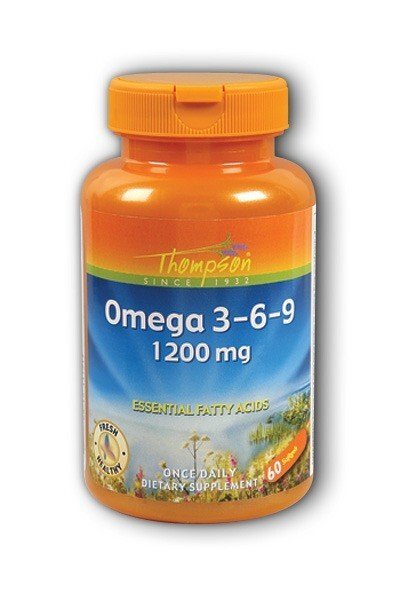 Thompson Nutritional Omega 3 6 9 60 мягких капсул