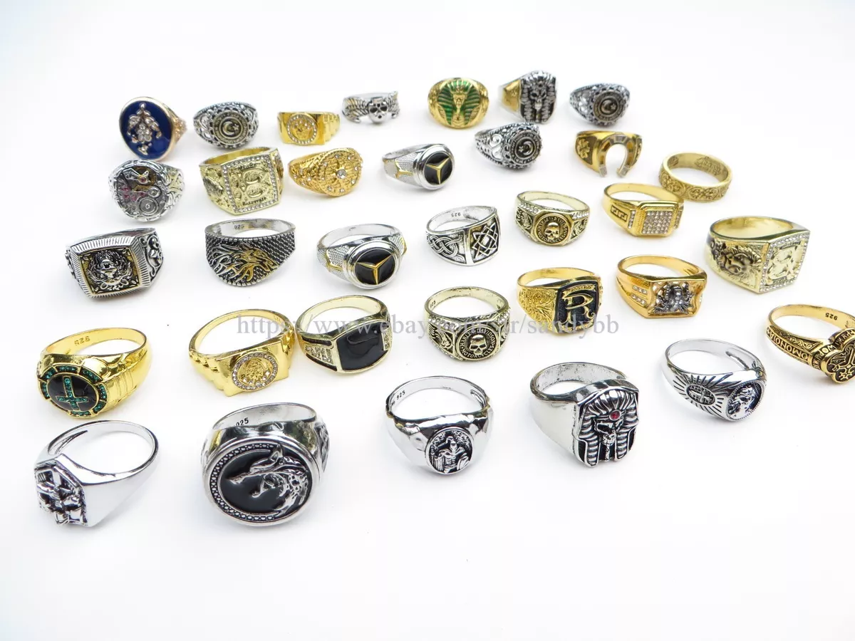 Mens biker shop rings wholesale
