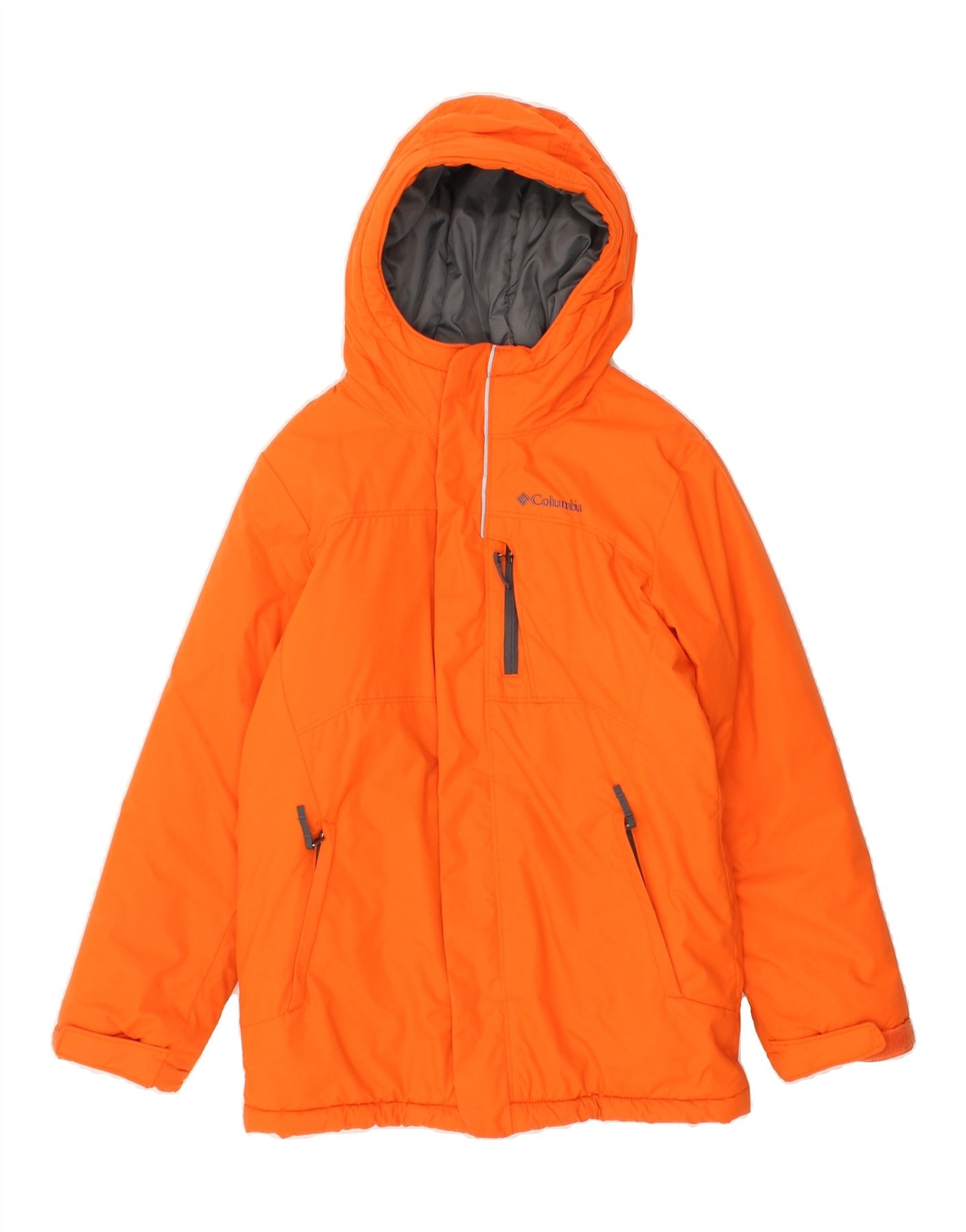 Chaqueta cortavientos con capucha COLUMBIA para niños 10-11 años naranja mediana BK16