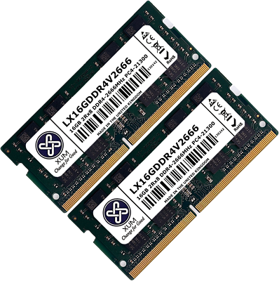 XUM 32GB 2x16GB DDR4 2400MHZ PC4 19200 Memory RAM Laptop SODIMM