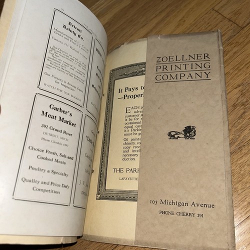 1920 THE HIGH SCHOOL OF COMMERCE, Detroit Michigan Yearbook "THE AUDIT" - Imagen 16 de 17