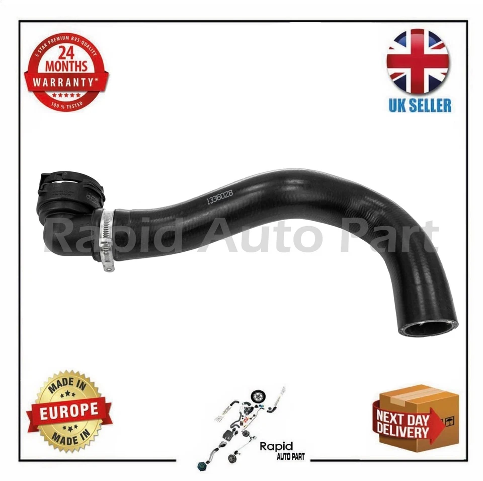 Tubo de manguera inferior del radiador para Opel Vauxhall Corsa D 1.2 1.4 (2006 - 2014) 1336028 Foto 4 de 4