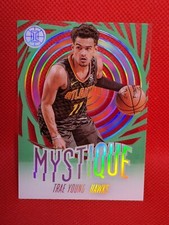 2019-20 Panini Illusions Mystique Emerald #16 Trae Young Hawks