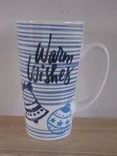 California Pantry 16 Oz Tall Christmas Holiday Mug Warm Wishes