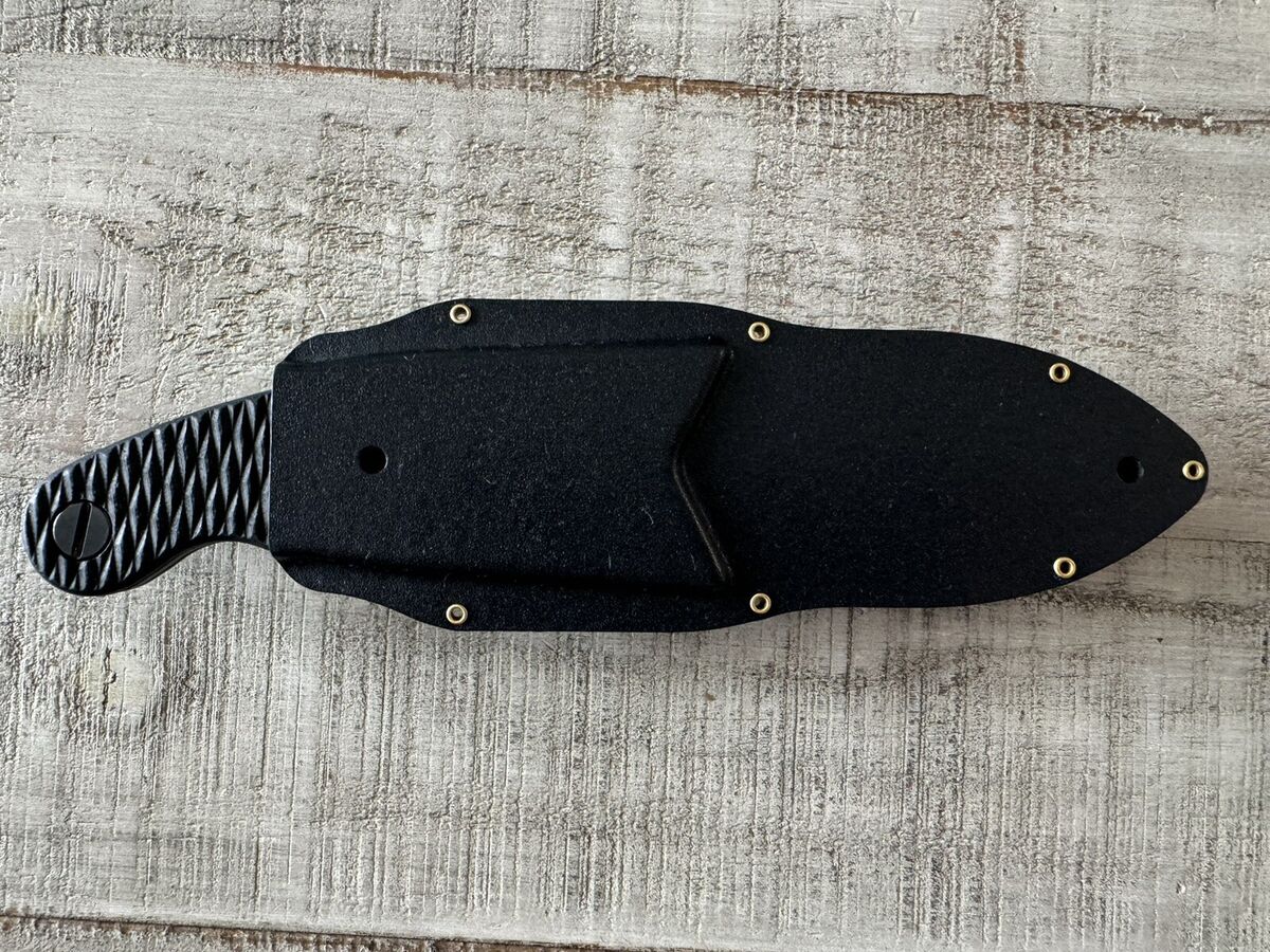 Turner CNC Ed's Manifesto Elvia V2 Fixed Blade Black DLC Turner CNC Ed's Manifesto Elvia V2 Fixed Blade Black DLC