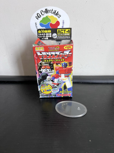 Transformers SCF PVC Plastic Act 4 OPTIMUS PRIME FULL COLOR Action Figure W. Box - Picture 4 of 9