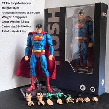 CT Toys Superman Action Figure 16cm Mafex 117 Comic Hush DC Model Toy IN STOCK