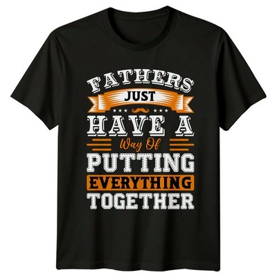 Väter Just Have A Way Herren T-Shirt Vatertag Vaterschaft Vatertag Geschenk