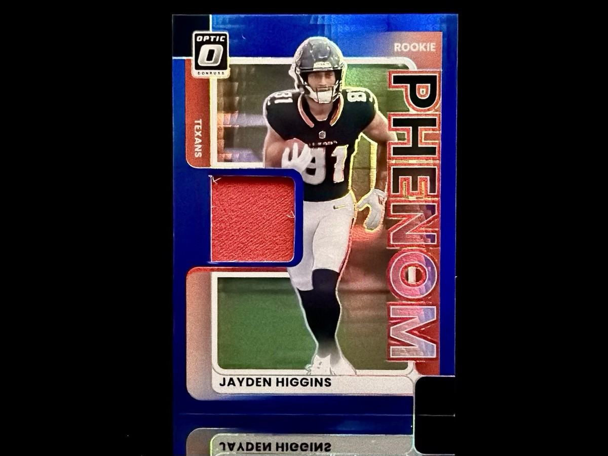 2025 Panini Donruss Optic - Jayden Higgins - Phenom Rookie Patch