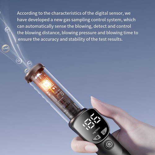 Reliable Alcohol Tester with Sound Light Alarm and Easy to Read Display - Photo 12/16
