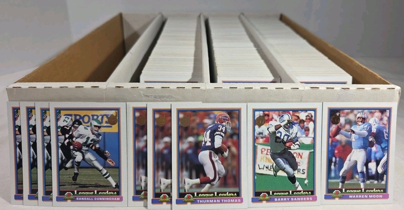 1991 Bowman Football Set Builder Bulk Lot Of 2000+ Cards W/ Duplicates