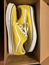 Vans Old Skool Unisex Shoes Cyber Yellow/White (New With Box) Sz 12