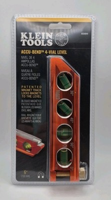 Klein Tools ACCU-BEND Magnetic Level - 4 Vial (935AB4V)