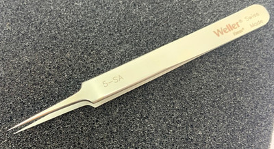 5SA Pinzette Weller Erem Precision, 4,5'' Edelstahl UK Verkäufer KOSTENLOSER VERSAND + VERPACKUNG