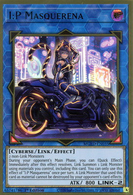I:P Masquerena (Alternate Art) - MGED-EN035 - Premium Gold Rare - 1st Edition - 