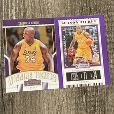 2018-19 SHAQUILLE O'NEAL CONTENDERS WINNING TICKETS INSERT + Base 