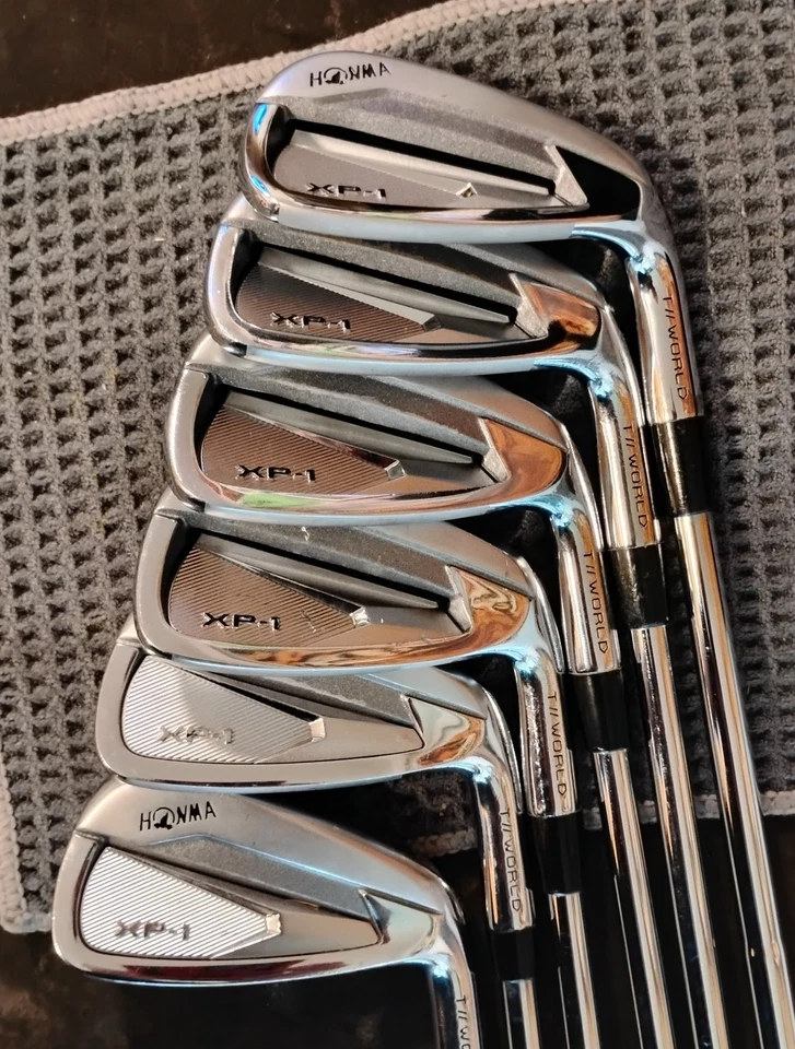 Juego de hierros Honma XP-1 6-11, ejes de acero KBS Tour-V, para diestros, empuñaduras nuevas Foto 4 de 4