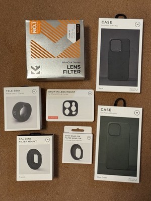 Moment Tele 58mm Lens, Case, 67mm Adapters & K&F Concept Filters