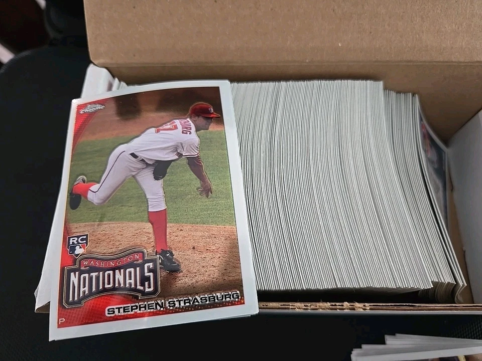 2010 topps chrome complete base set 1-220 - Image 2 of 2