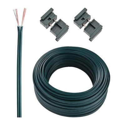 100FT SPT-1 Wire, 18/2 Low Voltage Landscape Lighting Wire, Pure Copper, Incl...