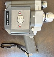 Vintage Sekonic Zoom 8 8mm Movie Camera Manual Focus/Manual Gray Silver w/ Hand