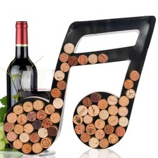 Metal Letter Wine Cork Keepsake Saver & Holder Monogram w/Free Wall Mount Kit...