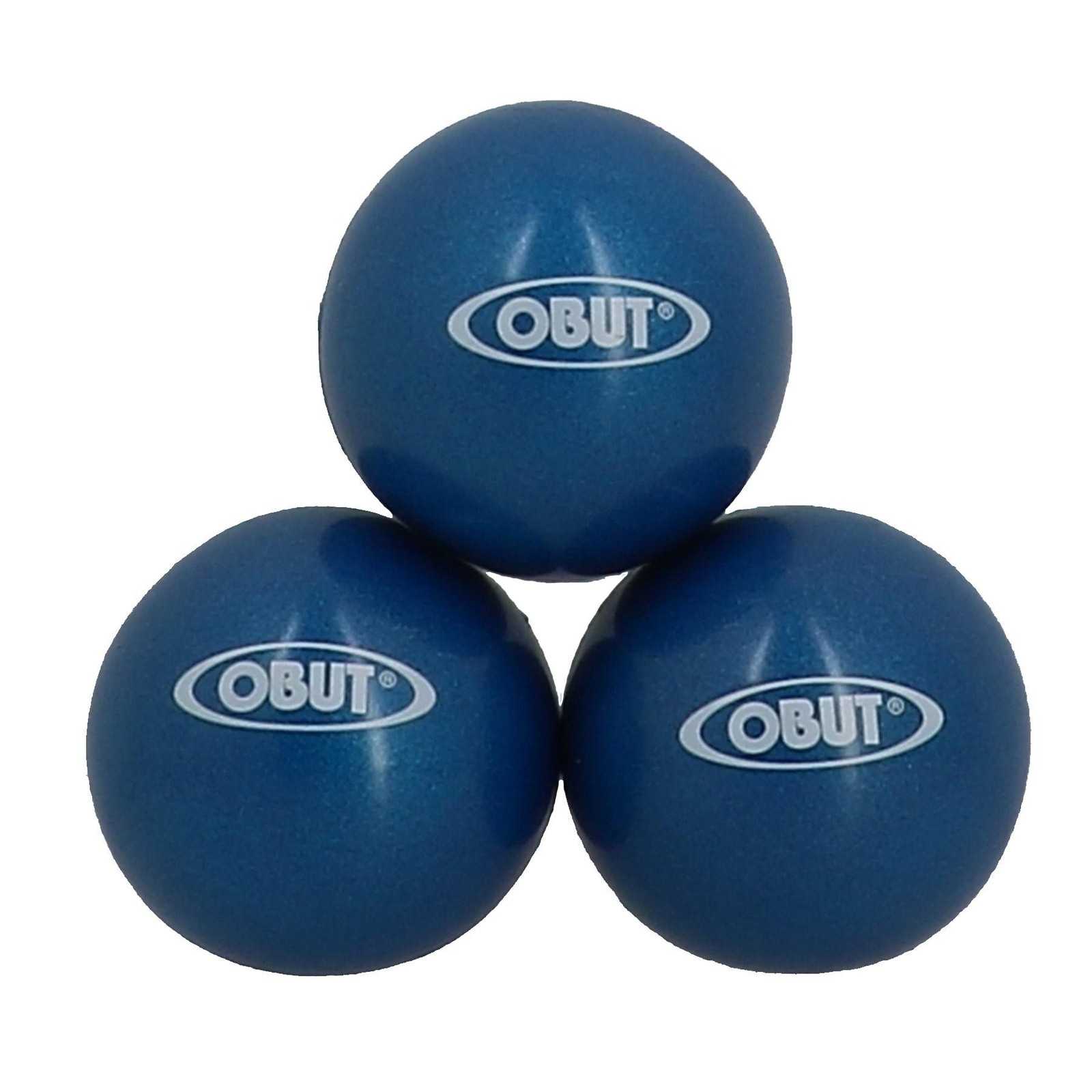Boules de pétanque Obut 3 boules bleues pour animer vos moments en famille