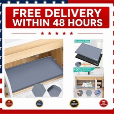 Silicone Under Sink Mat 34 x 22 Gray Waterproof Cabinet Liner