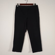 Ann Taylor Factory Women's Petite 6 Curvy Fit Navy Blue Dress Pants Trousers Wor