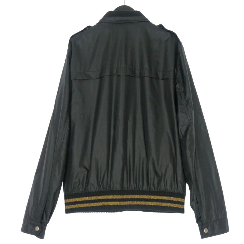 Saint Laurent Paris Giacca Nylon Zip Uomo Nero 50