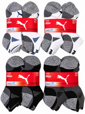 Paquete de 6 calcetines deportivos acolchados Puma CoolCell de corte bajo para hombre nuevos