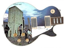 The Who Pete Townshend Signed Who?s Next LP Graphics Photo Guitar ACOA