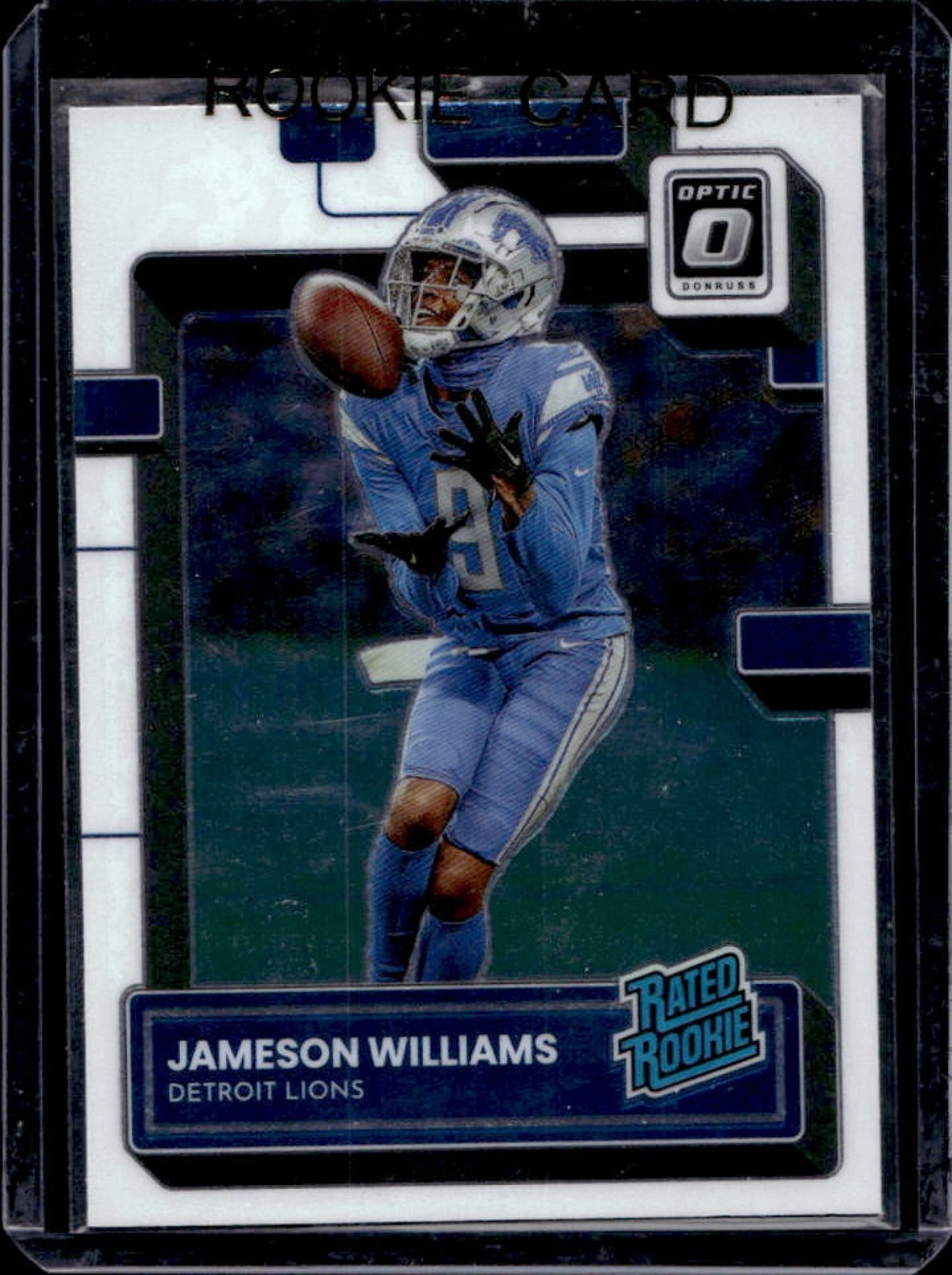 2022 Donruss Optic Jameson Williams Rated Rookie #208 Lions