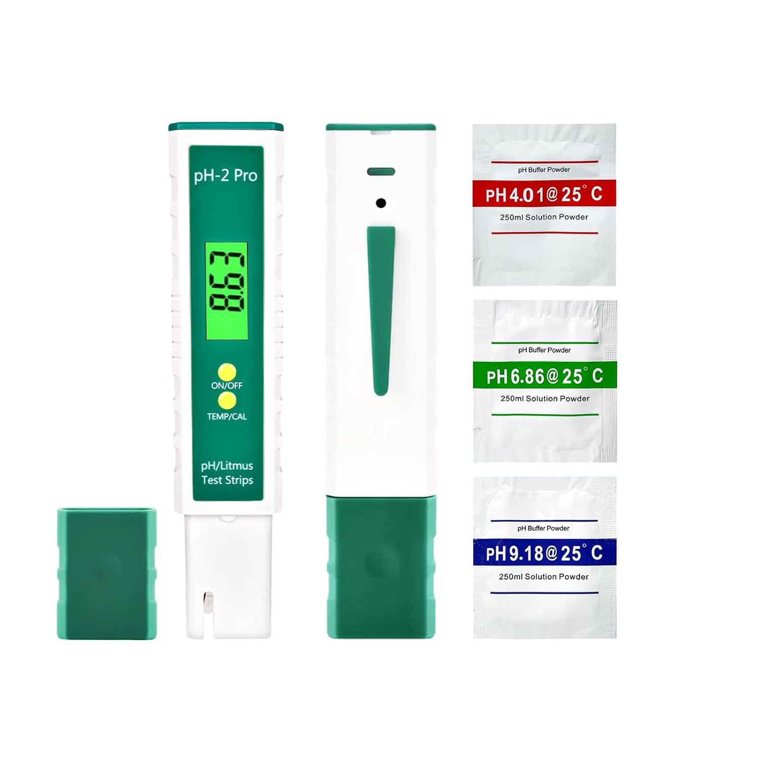 Tester pH e Cloro Digitale per Piscina: Misuratore Temperatura ATC