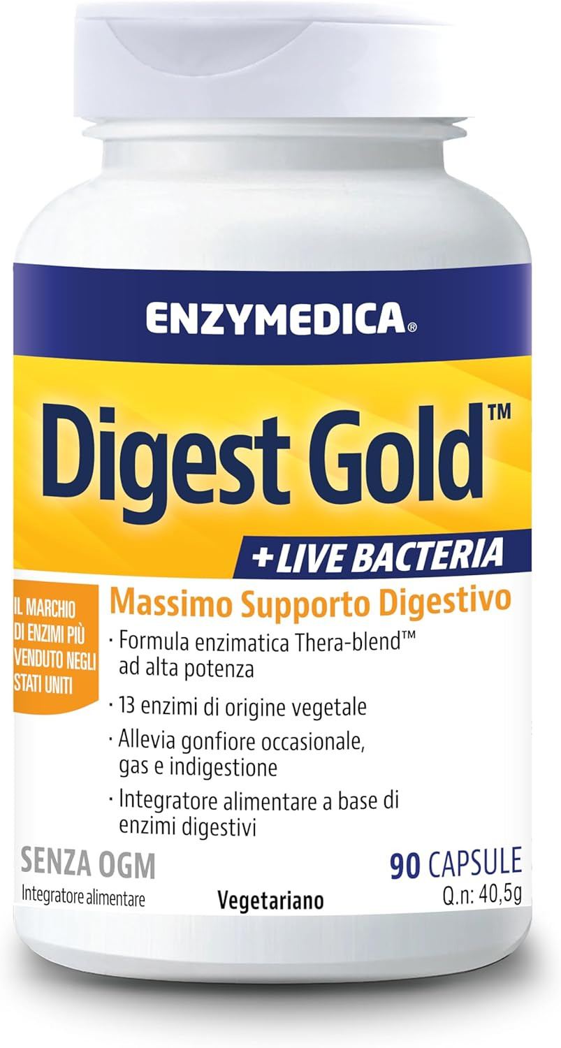 Digest Gold + Live Bacteria: Addio Gonfiore e Irregolarità Addominale - 1
