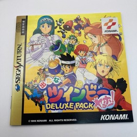 Detana TwinBee Yahho Deluxe Pack Sega Saturn SS Konami Japan Shmup Shooter CIB