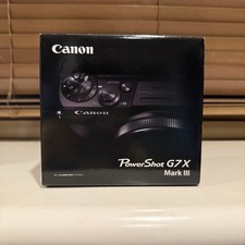 New and unused Canon PowerShot G7X Mark3 Silver