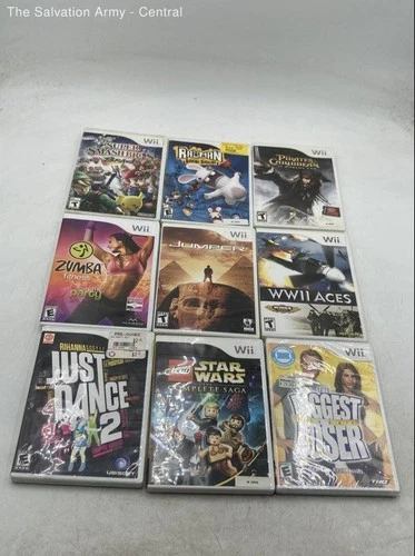 Nintendo Wii LEGO Star Wars: The Complete Saga And More Games Lot Of 9