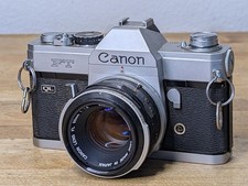 Canon FT QL SLR Film Camera w/FL 50mm f/1.8 From Japan Clean New Battery