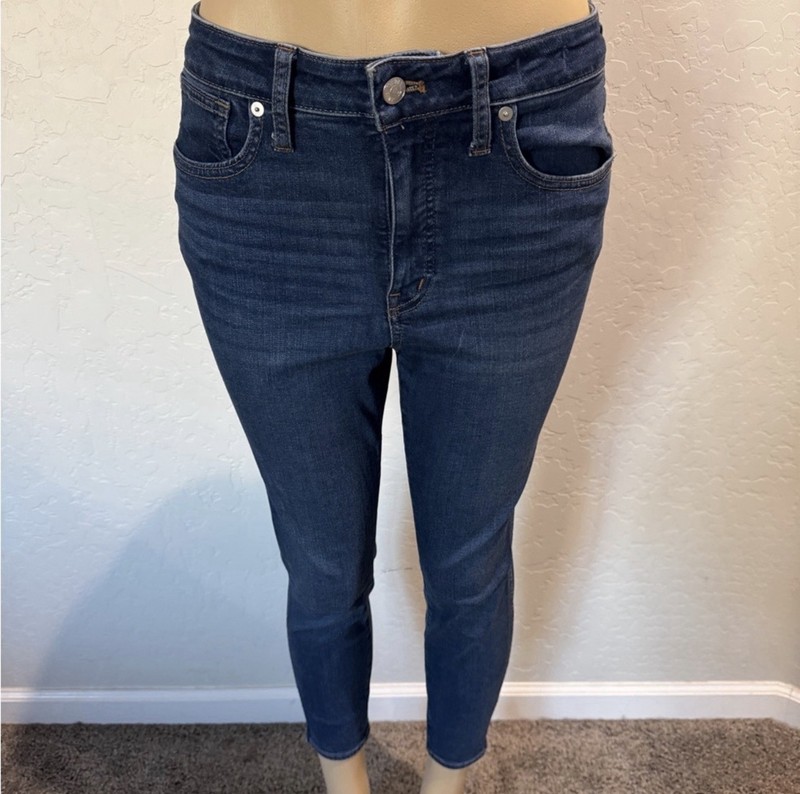 Madewell curvy high rise skinny jeans sz 28P