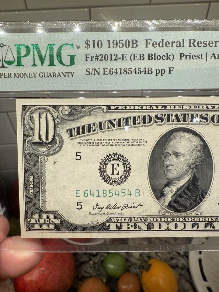 US $10 Dollars 1950B PMG 64 EPQ UNC Richmond - Image 2 of 4