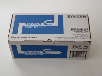 Original Kyocera TK-560C TK560 Cyan Toner Kit für FS-C5300DN, ECOSYS P6030cdn