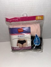 Hanes Cotton 2 Briefs Package Size 7/L