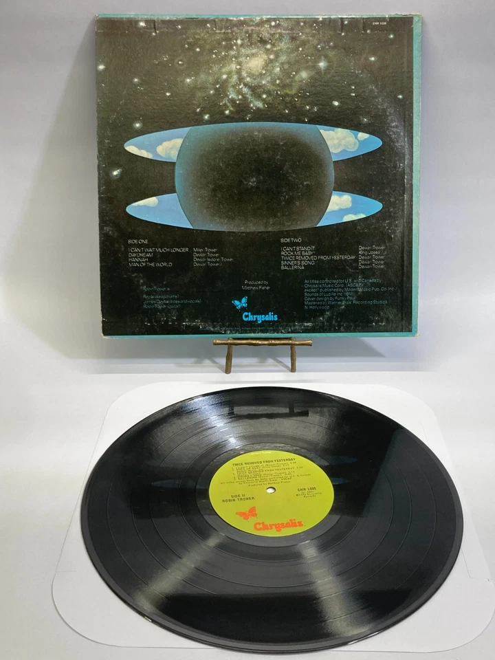 Robin Trower Twice Removed From Yesterday Vinyl LP 1973 Chrysalis Record CHR1039 Foto 4 de 4