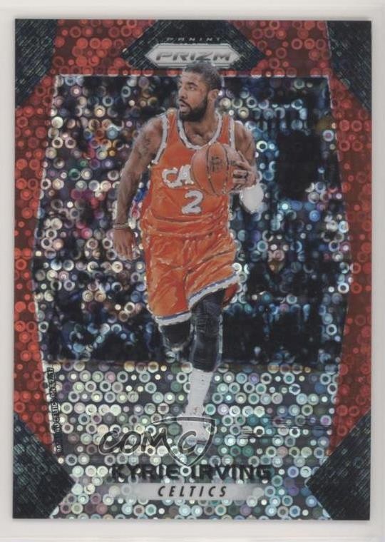 2017-18 Panini Prizm Fast Break Red Prizm 42/125 Kyrie Irving #192 3f2